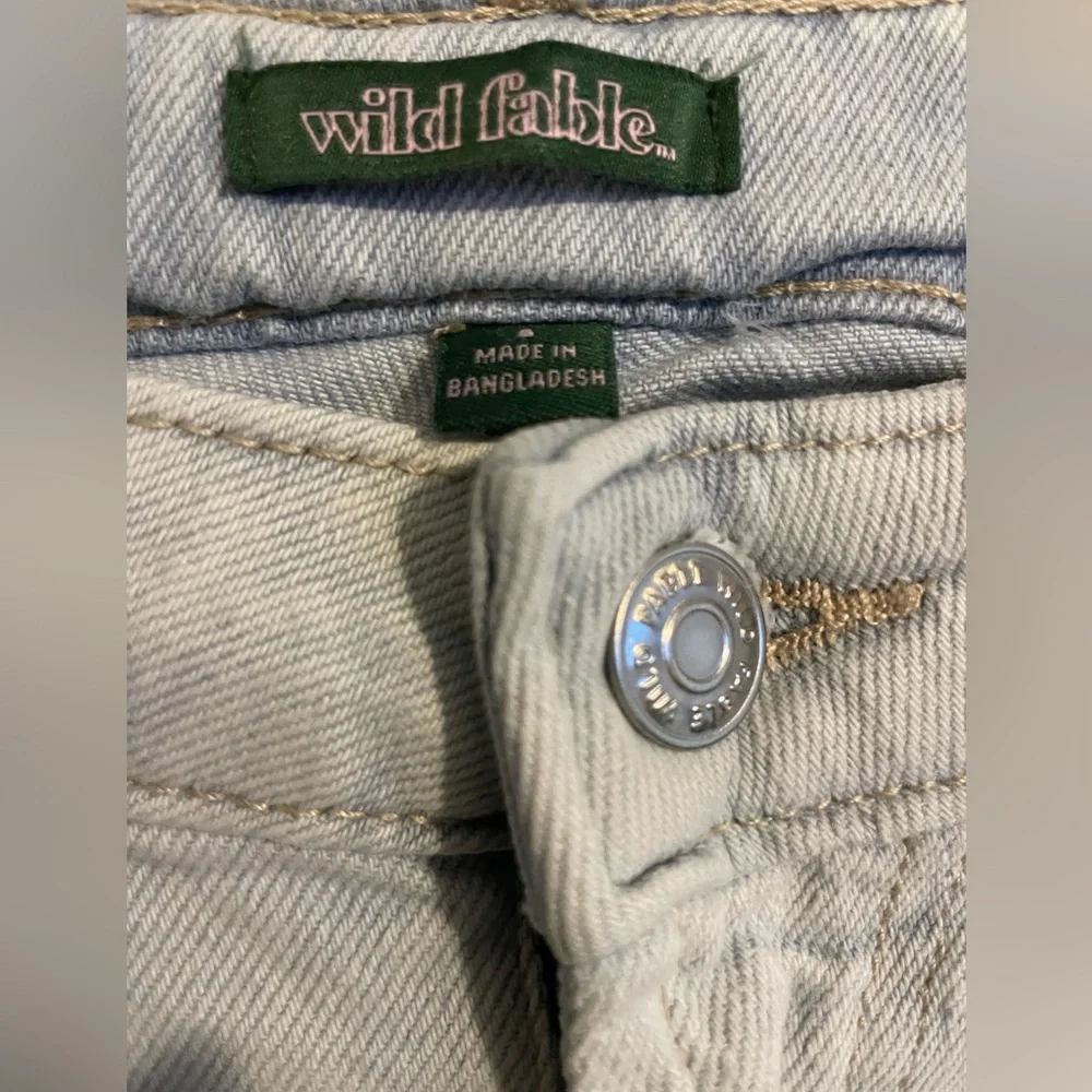 Sz 6/27” inseam Suoer High waisted tapered jean women light wash stretchy - Picture 5 of 7